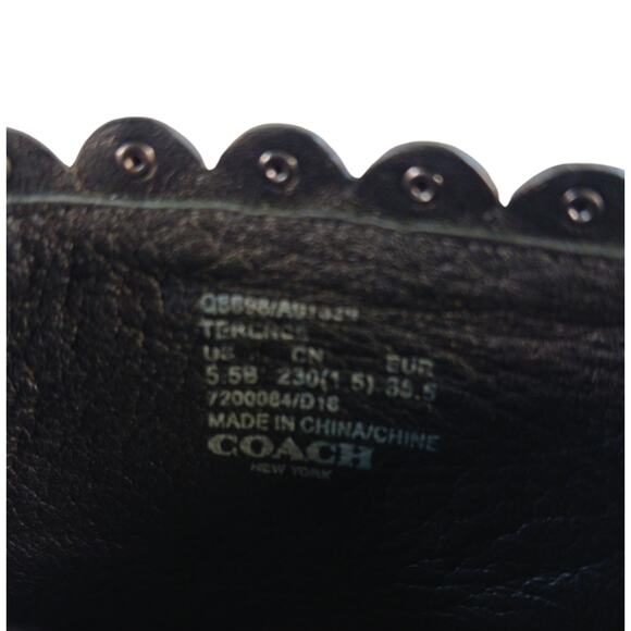 FS2055 EUC $345 Coach Terrence Booties size 5.5B - Picture 9 of 12